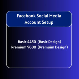 Facebook Social Media Account Setup